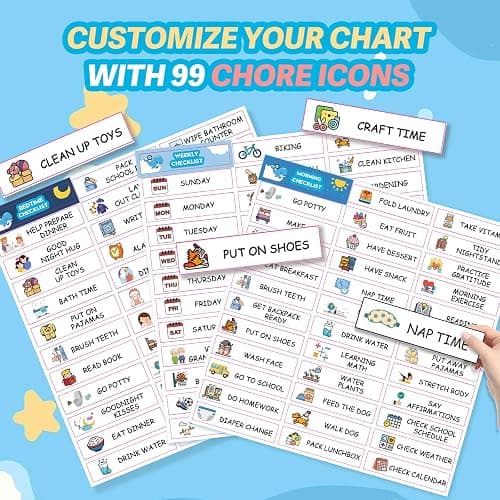 Chore Stickers for Kids Chore Chart Routine Chart thumbnail 4