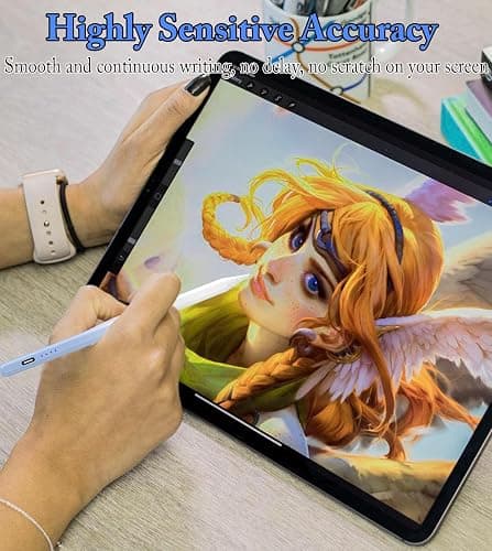 Stylus Pen for iPad(2018-2025), Pad Pencil 10th Generation with Palm Rejection, Active Digital Pencil Compatible with Apple iPad 6/7/8/9/10/A16, Pro 11"/12.9"/13"/M4, Mini 5/6, Air 3/4/5/M2/M3 -Blue thumbnail 7