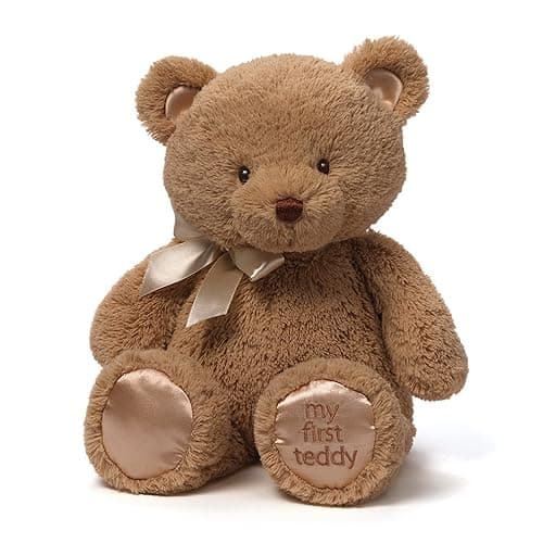 GUND Baby My First Teddy Bear, Ultra Soft Animal Plush Toy for Babies and Newborns, Tan, 15” - 15"