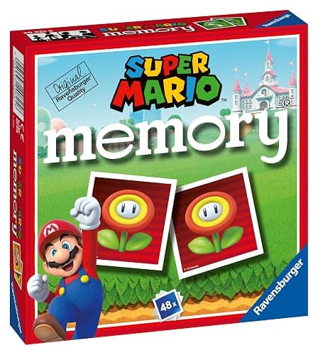 Ravensburger - Memory Super Mario, Board Game, Memory Game for Children 3 Years or Older, 48 Cards, 2 to 6 Players, Italian Version thumbnail 2