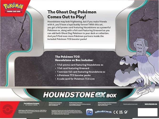 Pokémon TCG: Houndstone ex Box - 4 Packs, Promos thumbnail 4