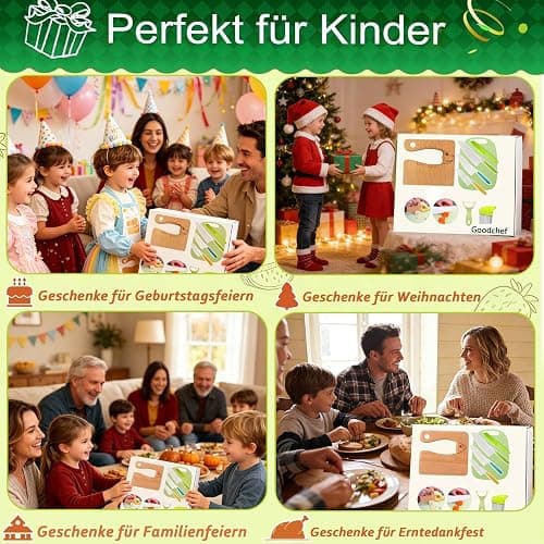 Kindermesser,8-teiliges Spielzeug Sets,Montessori Messer für Kindermesser ab 2 Jahren, Kinder sicheres Lernmesser,Lernspielzeug für die frühkindliche Förderung,Geschenk für kleine Köche(Fisch) thumbnail 3