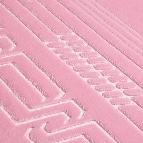 YAZEIN Muslim Prayer Rug with Tasbih Prayer Beads, Soft Large Prayer Matt Islam, Padded Islamic Prayer Mat Thick for Men and Women, Janamaz, Sajadah (31.5" x 47.2", Pink) thumbnail 8