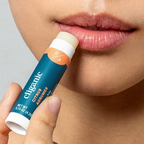 Cliganic Organic Lip Balm Set (Fresh Picked, 8 Flavors) - 100% Natural Moisturizer for Cracked & Dry Lips thumbnail 3