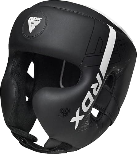 RDX Boxing Headgear, MMA Training, Adjustable Padded Kara,Muay Thai Headgear, Kickboxing, Sparring, Martial Arts, Karate, Taekwondo Helmet thumbnail 4
