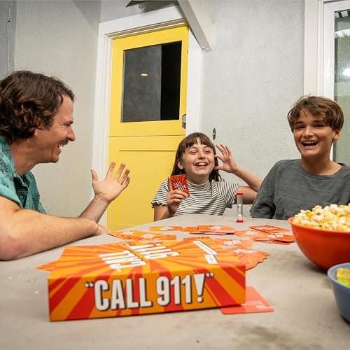 Call 911! [A Family Game of Unexpected Emergencies | Card Games for Adults & Teens, 200 Emergency Prompts | White Elephant | Fun Card Games for Family Game Nights & Parties | Ages 12 Up thumbnail 2
