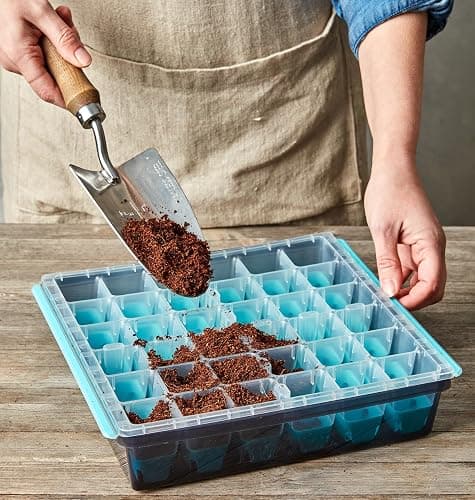 Burpee SuperSeed Seed Starting Tray | 36 Cell Reusable Seed Starter Tray | for Starting Vegetable, Flower & Herb Seeds | Indoor Grow Kit for Plant Seedlings | for Germination Success thumbnail 9