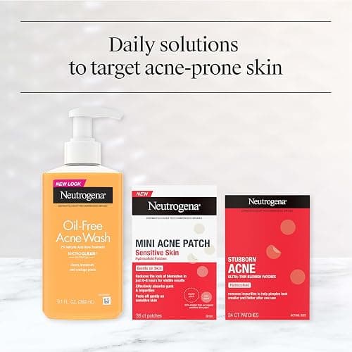 Neutrogena Stubborn Acne Ultra-Thin Blemish Patches, Acne Pimple Patches, Ultra-Thin Hydrocolloid Facial Stickers, Suitable for all Skin-Types, 24 Patches thumbnail 6