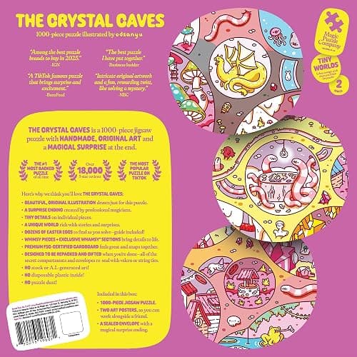 Magic Puzzles 3-Pack • Series Two • The Busy Bistro, The Crystal Caves, & The Forest Feast • 1000 Piece Jigsaw Puzzles from The Magic Puzzle Company thumbnail 6