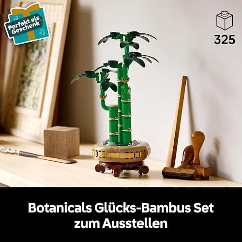 LEGO Botanicals Glücks-Bambus, Kunstpflanze - Bauset für Erwachsene - Geschenk für Einweihungspartys oder Abschlussfeiern für Frauen und Männer - Wohn-Deko 10344 thumbnail 3