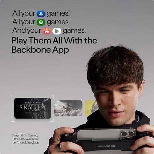 BACKBONE Pro Mobile Gaming Controller for iPhone 15/16 Series+ and Android, USB-C & Bluetooth, Play Anywhere on Any Screen, Premium Quality & Pro-Level Comfort, Android & iPhone Game Controller thumbnail 7