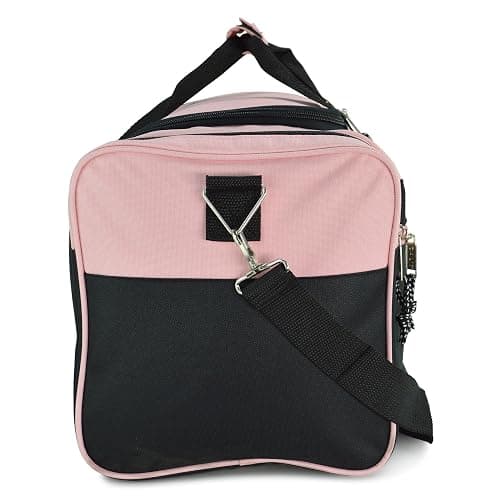 DALIX 21" Blank Sports Duffle Bag Gym Bag Travel Duffel with Adjustable Strap in Pink thumbnail 4