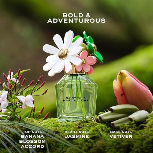 Marc Jacobs Daisy Wild Eau de Parfum - Adventurous Floral Women's Perfume - With Notes of Banana Blossom Accord, Jasmine & Macadamia Accord, Sandalwood & Vetiver des Sables thumbnail 2
