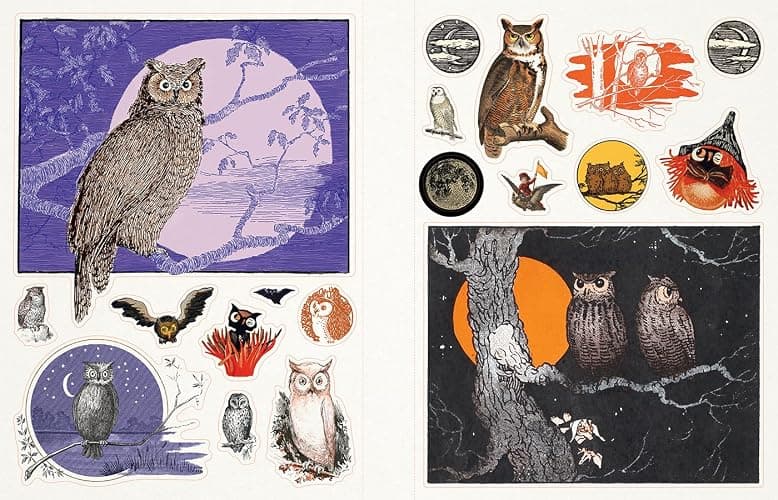 Sticker Emporium Cauldron of Curiosities - 500+ Exquisite Vintage Stickers for Scrapbooking, Journaling, Planners & Calendars and More. Includes 100 scrapbook pages thumbnail 8