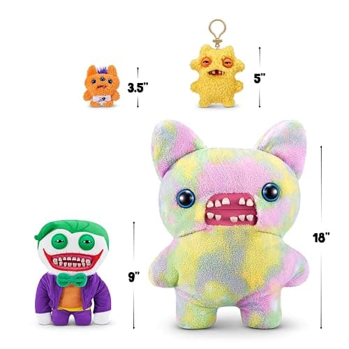 Fuggler x DC by ZURU Funny Ugly Monster, Plush, Collectible, Toy (Joker) thumbnail 2