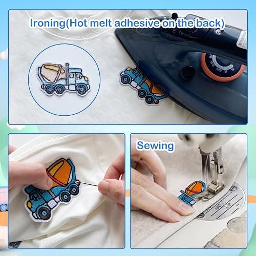 Jongdari 18pcs Delta Sigma Sorority Theta Iron on Patches Paraphernalia, Cute Embroidered Trucker Hat Patch Sew on Repair Applique for Bags Jackets Clothes thumbnail 4