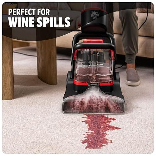 Dirt Devil Full Size Carpet Cleaner Machine for Carpet and Upholstery, Deep Cleaning Carpet Shampooer Machine with Two Cleaning Modes, Pair with Dirt Devil Carpet Cleaner Solution thumbnail 9