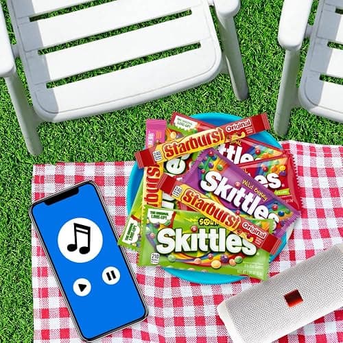 SKITTLES & STARBURST Variety Pack Full Size Chewy Candy Assortment, 62.79 oz, 30 Count (Pack of 2) thumbnail 6