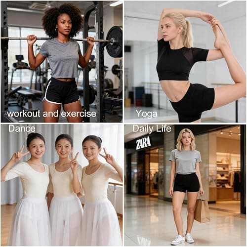 Daydance Nude Women BalletBralette with Clear Back Straps, Soft Dance Bra with Silicone Placket thumbnail 6