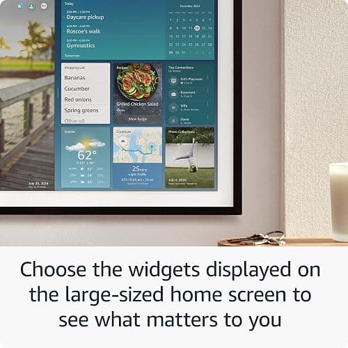 Amazon Echo Show 21 (newest model), Full HD 21" kitchen hub for home organization, with built-in Fire TV and Alexa thumbnail 4