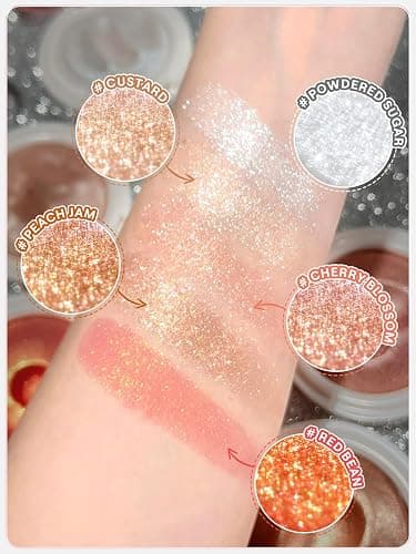SHEGLAM Glowchi Bouncy Highlighter Mochi-like Formula Highlighter Long-lasting Shimmer Makeup-Powdered Sugar thumbnail 3