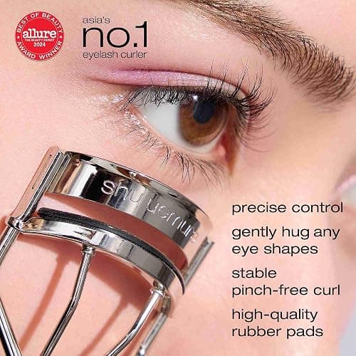 Shu Uemura Iconic Eyelash Curler, Achieve Precise Control and Long-Lasting Curl - Includes Silicone Replacement Pad thumbnail 3