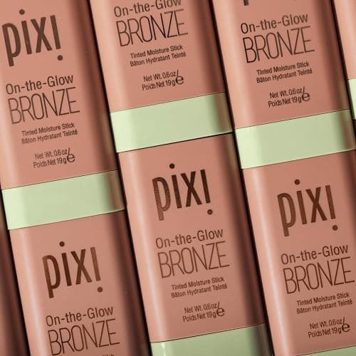 Pixi On-the-Glow Bronze - SoftGlow, Hydrating Tinted Moisture Bronzer Stick with Ginseng, Aloe Vera & Fruit Extracts, For Cheeks & Lips, 19g / 0.6oz, Paraben-Free - SoftGlow thumbnail 5