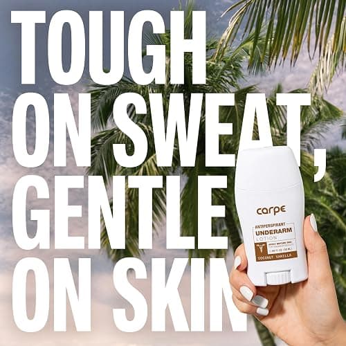Carpe Underarm Antiperspirant Deodorant Advanced Sweat & Odor Protection Formula - Antiperspirant for Women & Men Helps to Combat Excessive Sweating with Odor Control - Coconut Vanilla thumbnail 4