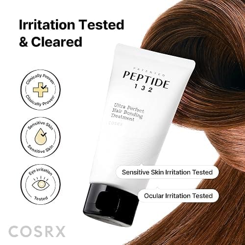 COSRX PEPTIDE 132 Hair Repair Treatment for Dry Damaged Hair, 4.05 fl oz | Deep Conditioner Hair Mask with Peptides, Breakage, Split End Care, Smooth Silky Finish, For All Hair Types thumbnail 8