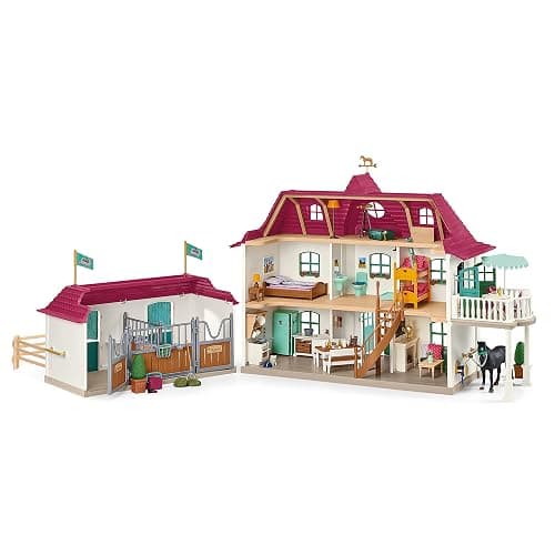 Schleich Horse Club - 192Pc Lakeside Country House And Stable | 42551 | Horse Figurine, Equestrian Toy for Girls 5+, Realistic Horse Toy, Screen-Free Imaginative Pretend Play, Party Gifts thumbnail 6