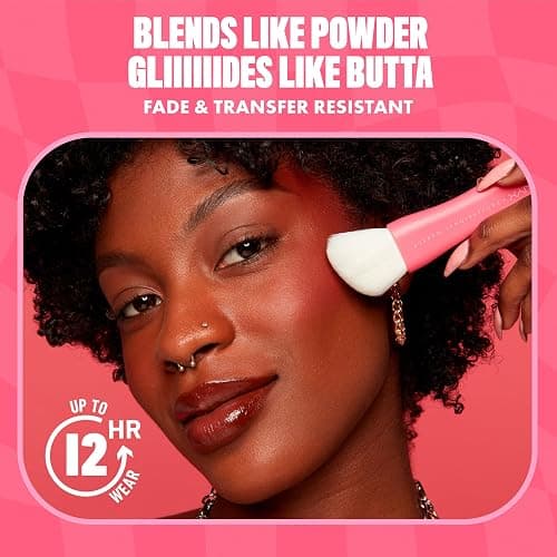 NYX Professional Makeup Buttermelt Blush, Buttery Soft Powder Blush, Up to 12 H Wear, Fade & Transfer Resistant, With Mango, Almond & Shea Butters, Shade: For The Butta thumbnail 7