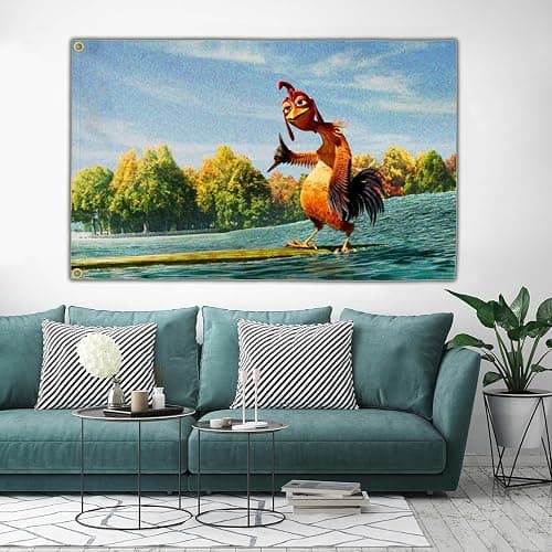 NASIAN Chicken Flag 3x5 Ft Funny Flags for College Dorm Room Guys Double Sided Meme Flags Man Cave Bedroom Wall Art Decor Banner Gifts thumbnail 7