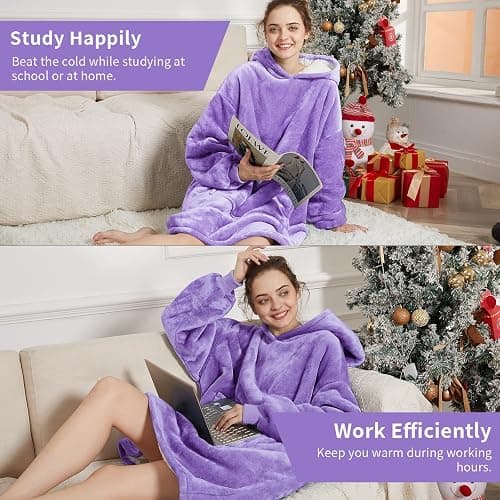 Aemilas Oversized Blanket - Cozy Soft Warm Plush for Women Mom - Birthday Gifts thumbnail 7