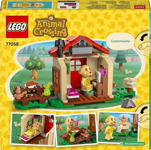 LEGO Animal Crossing Goldie's Cosy House Toy - incl. a Minifigure, Piano & Picnic Table plus Toy Food Accessories - Gaming Gift for 6+ Year Old Girls, Boys & Fans - 77058 thumbnail 9