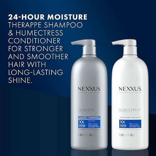 Nexxus Therappe Humectress Professional Moisturizing Shampoo and Conditioner Set 2-Pack for Dry Hair with Caviar Complex and Elastin Protein Silicone-Free Hair Care 33.8 oz Each thumbnail 5
