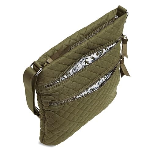 Vera Bradley Women's Cotton Triple Zip Hipster Crossbody Purse thumbnail 5