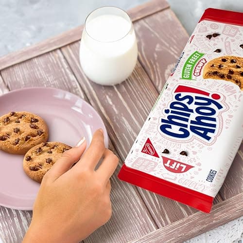 CHIPS AHOY! Chewy Gluten Free Fudgy Chocolate Chip Cookies, 9.75 oz (Pack of 2) thumbnail 6