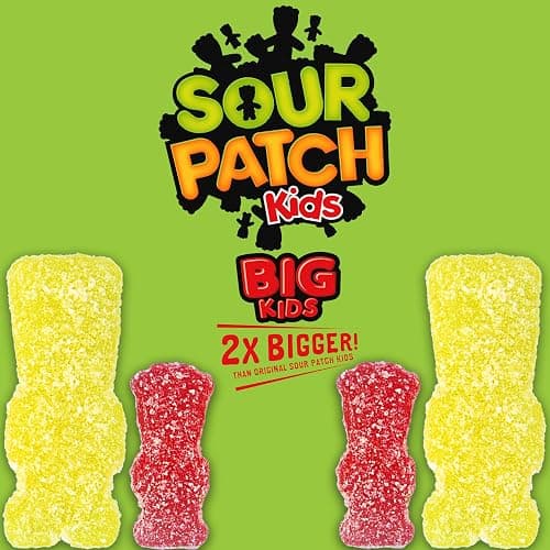 SOUR PATCH KIDS Big Kids Soft & Chewy Gummy Candy, Share Size, 12 oz thumbnail 3