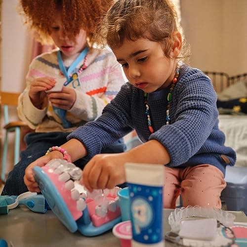 Melissa & Doug Super Smile Dentist Play Set, 25-Piece Dentist Kit with Oversized Teeth, Large Tools & Accessories, Kids Toys for Girls & Boys 3+ thumbnail 2