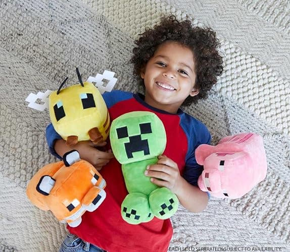 Mattel Minecraft Basic Plush Character Soft Dolls, Video Game-Inspired Collectible Toy Gifts for Kids & Fans Ages 3 Years Old & Up thumbnail 2