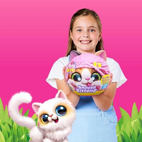 Pets Alive Smitten Kittens Series 2 (Ragdoll) by ZURU – Interactive Plush Cat Toy with 10 Sounds, Surprise Unboxing, Soft Collectible Pet for Ages 3+ thumbnail 5