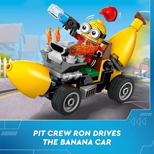 LEGO Despicable Me 4 Minions and Banana Car Toy Gift for Kids, Fun Illumination’s Despicable Me Toy Playset, Creative Building Minions Toy for Boys and Girls Aged 6 and Up, 75580 thumbnail 3