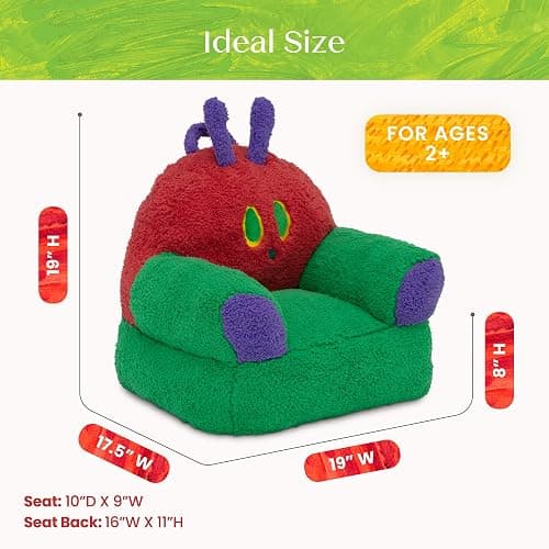 Delta Children – World of Eric Carle, The Very Hungry Caterpillar Cozee Buddy Chair thumbnail 3