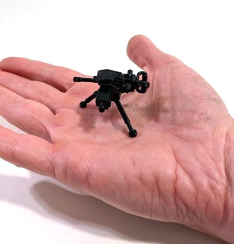 M2 Machine Gun + SM3 Tripod .50 Designed for Brick Minifigures thumbnail 3