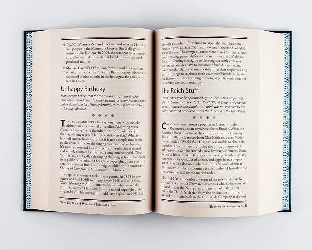 The Book of Weird and Unusual Trivia: Big Book of Bizarre Facts & Stories | Hardcover Gift for Trivia Buffs, Curious Minds, Adults, Dad & Knowledge Seekers thumbnail 5