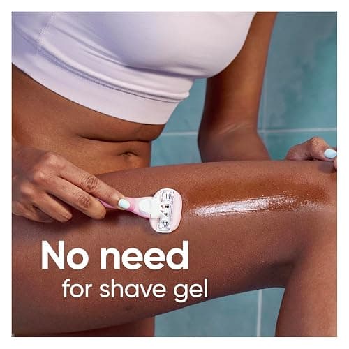 Venus ComfortGlide White Tea Women's Razor Blades, with Built-in Shave Gel Bars, 8 Razor Blade Refills thumbnail 5
