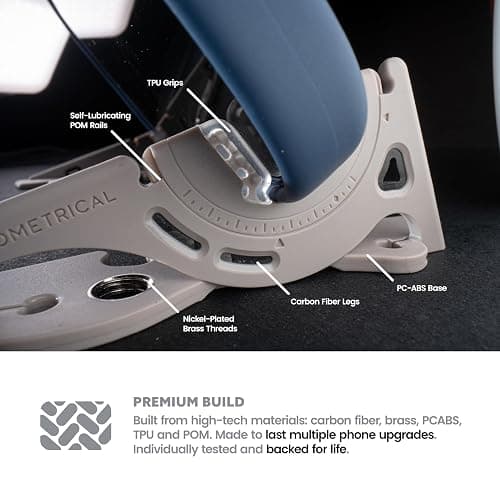 GEOMETRICAL Pocket Tripod PROv2 - Card-Size Stand, for iPhone, Oyster Grey Universal Kit thumbnail 5