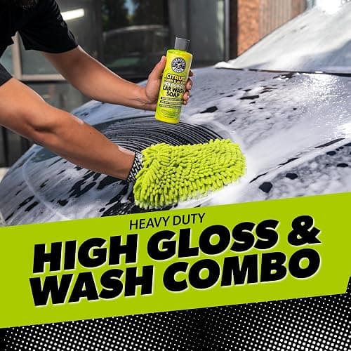 Chemical Guys Clean and Shine Car Wash Starter Kit - 7-Piece Set with 3 x 16 oz Car Detailing Chemicals, Safe for Cars, Trucks, SUVs, Motorcycles, Jeeps, RVs, and More thumbnail 4