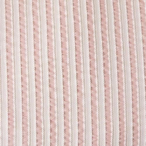 BUPIRD Pink Comforter Set Queen Size Striped 100% Soft Washed Microfiber Jacquard 3 Pieces Striped Bedding Sets Pink White Comforter Queen for All Seasons and 2 Pillowcases Comfort Breathable thumbnail 6