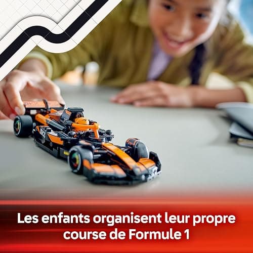 LEGO Speed Champions Voiture F1 McLaren Team MCL38 - Jeu de Construction avec véhicule de Course - Minifigurine Collector de Pilote de Formule 1 - Maquette pour garçons et Filles dès 10 Ans 77251 thumbnail 6